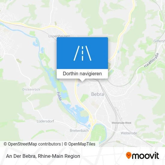 An Der Bebra Karte