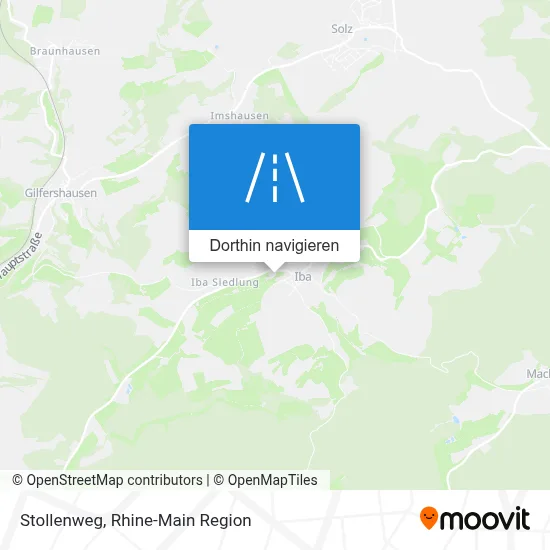 Stollenweg Karte