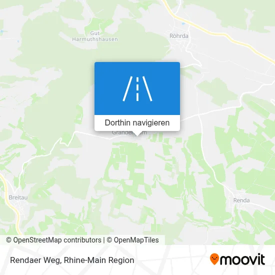 Rendaer Weg Karte