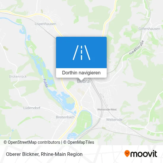 Oberer Bickner Karte