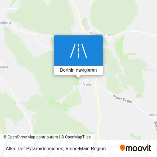 Allee Der Pyramideneichen Karte
