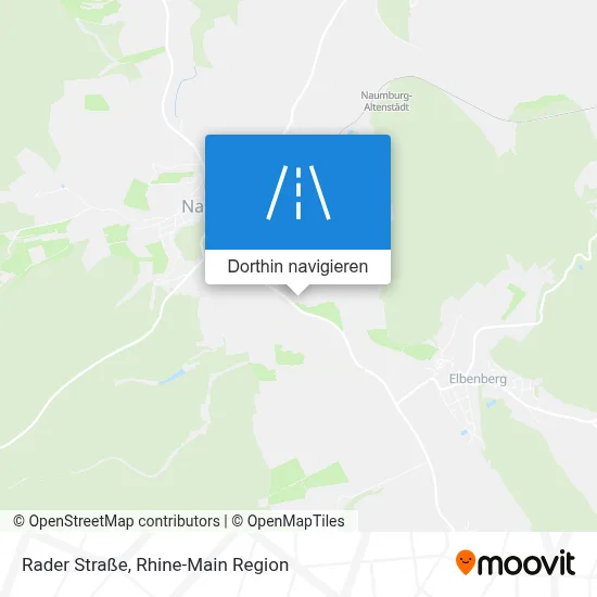 Rader Straße Karte