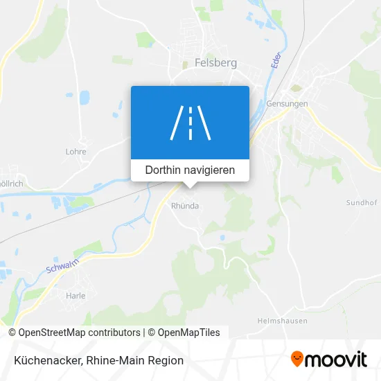 Küchenacker Karte