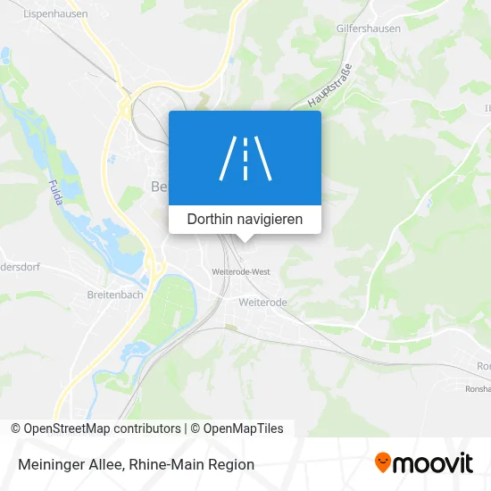 Meininger Allee Karte