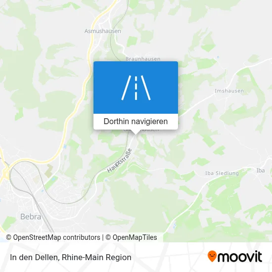 In den Dellen Karte
