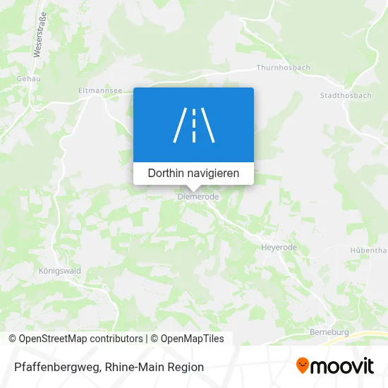 Pfaffenbergweg Karte