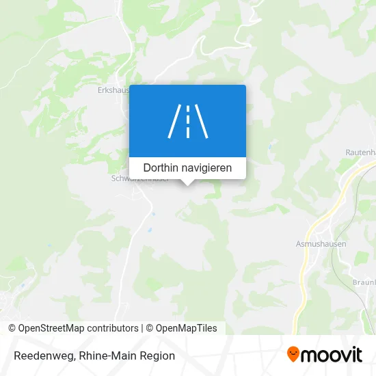 Reedenweg Karte