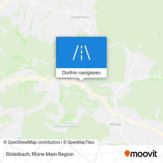 Rödelbach Karte