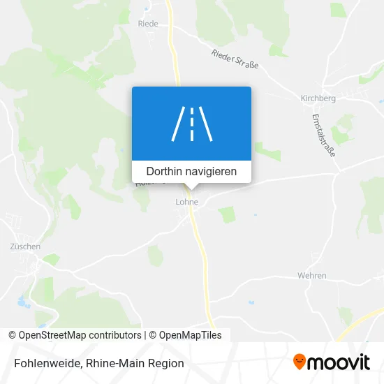 Fohlenweide Karte