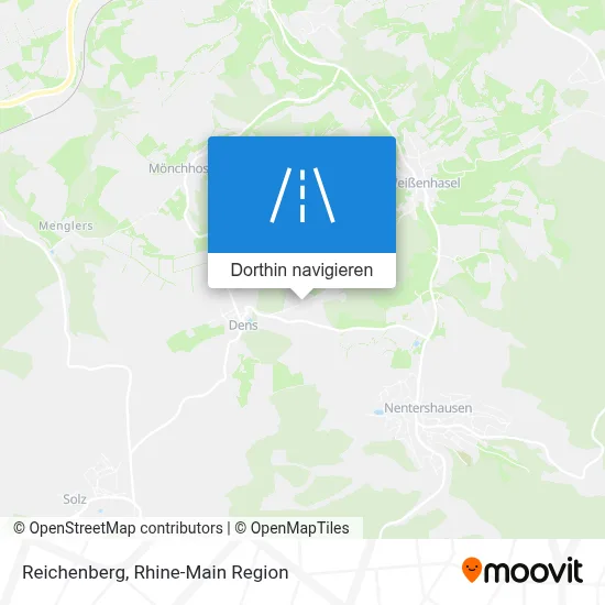 Reichenberg Karte