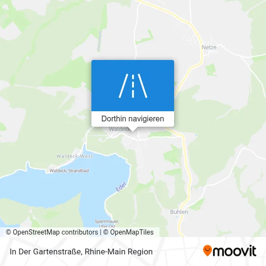 In Der Gartenstraße Karte