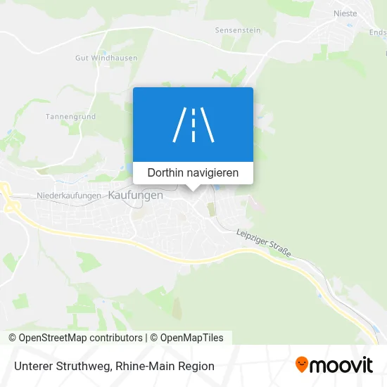 Unterer Struthweg Karte