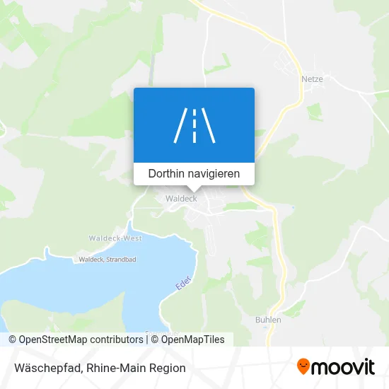 Wäschepfad Karte