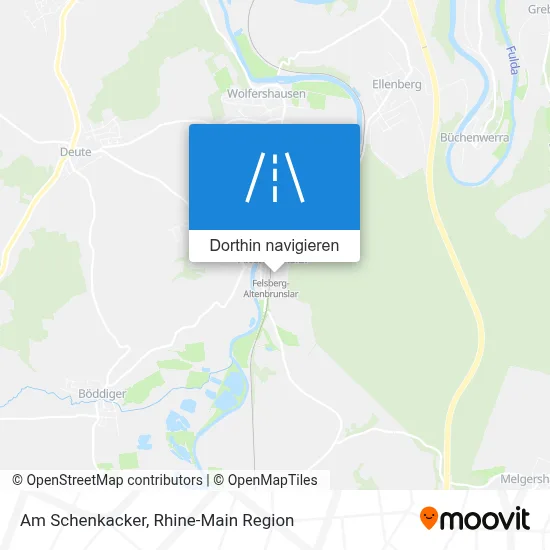 Am Schenkacker Karte