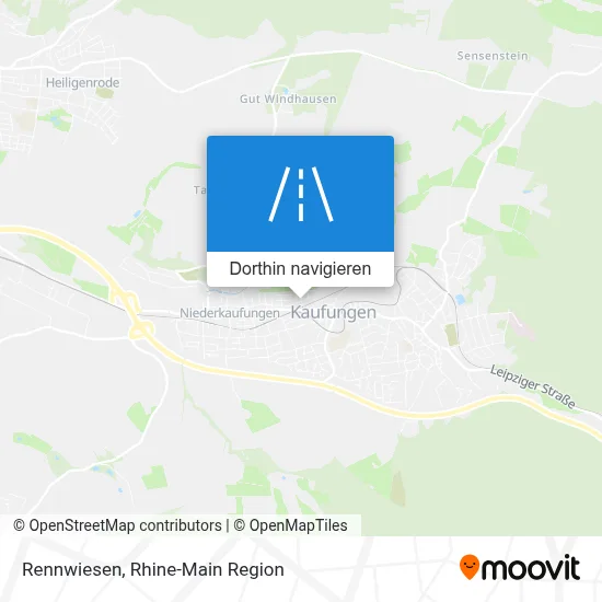 Rennwiesen Karte