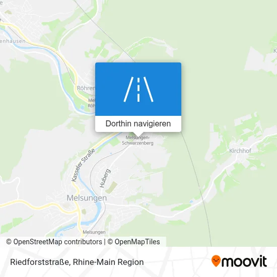 Riedforststraße Karte
