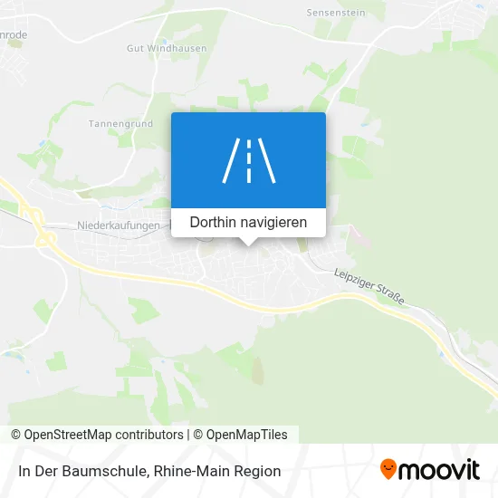 In Der Baumschule Karte