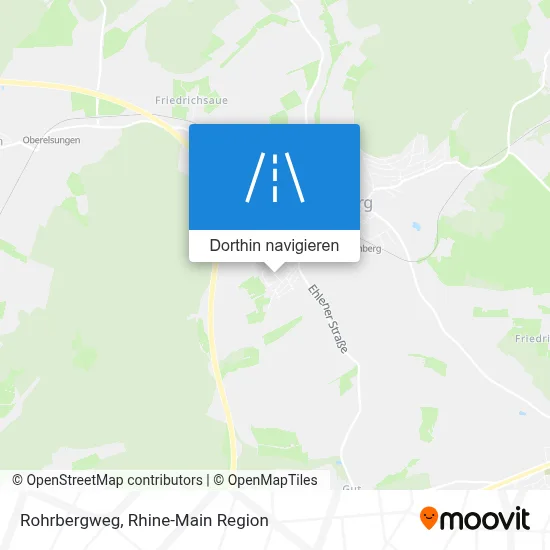Rohrbergweg Karte