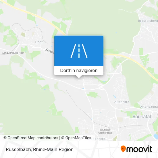 Rüsselbach Karte