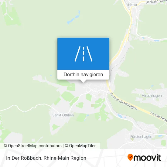 In Der Roßbach Karte