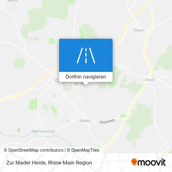 Zur Mader Heide Karte