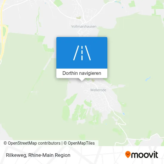 Rilkeweg Karte