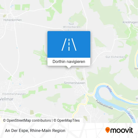 An Der Espe Karte