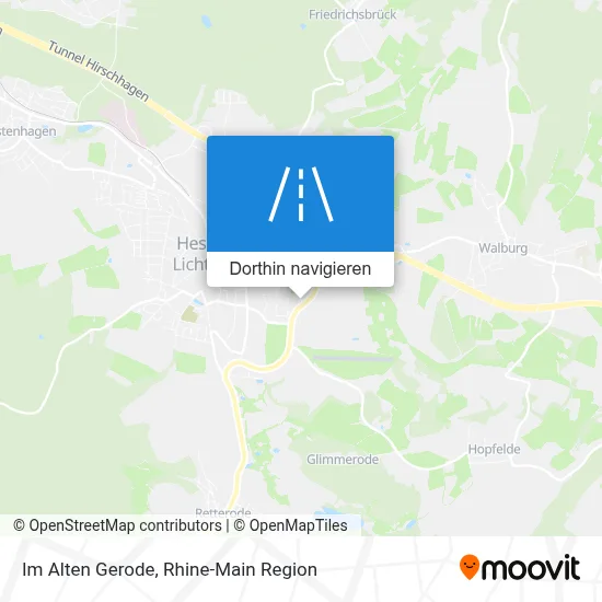 Im Alten Gerode Karte