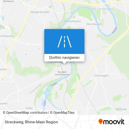 Streckweg Karte