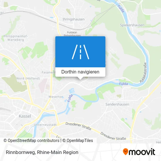 Rinnbornweg Karte