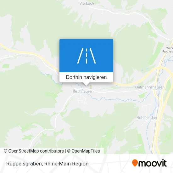 Rüppelsgraben Karte