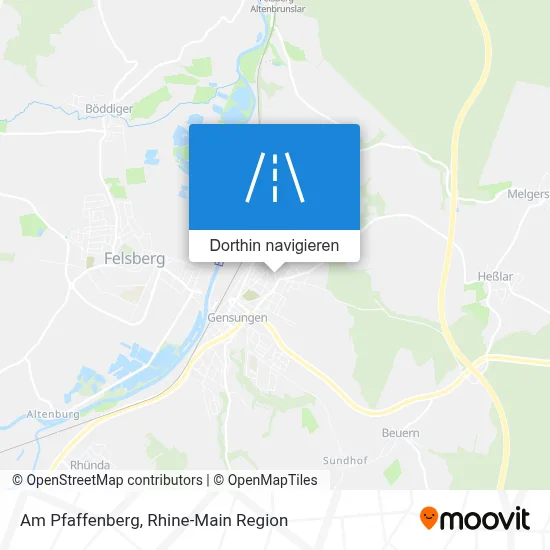 Am Pfaffenberg Karte