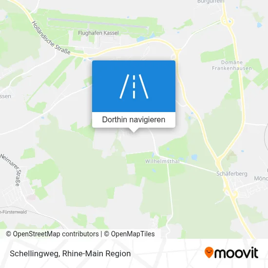 Schellingweg Karte