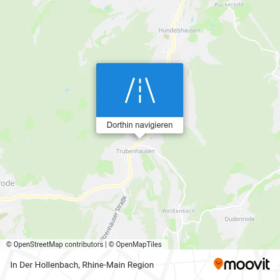 In Der Hollenbach Karte