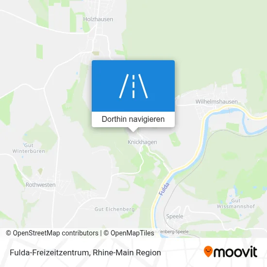 Fulda-Freizeitzentrum Karte