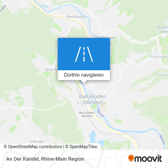 An Der Kandel Karte