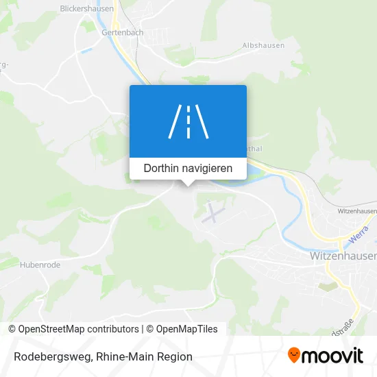 Rodebergsweg Karte
