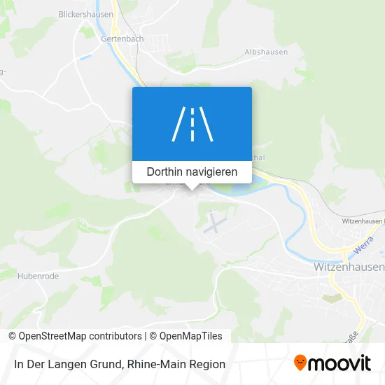 In Der Langen Grund Karte