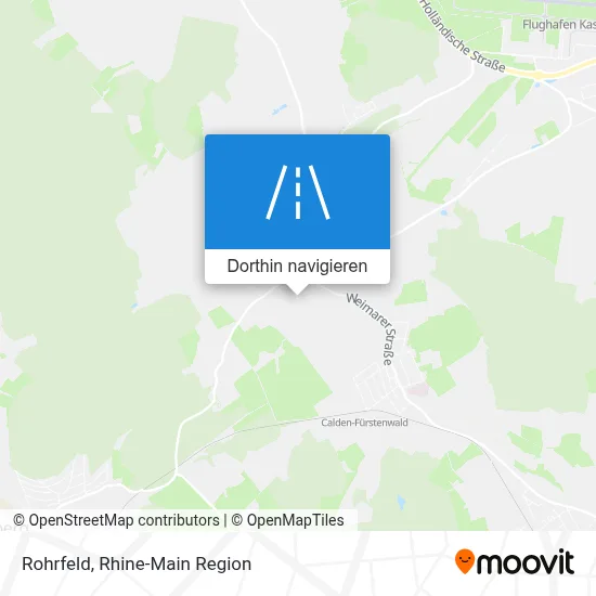 Rohrfeld Karte