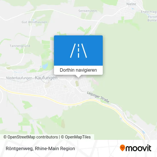 Röntgenweg Karte