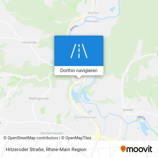 Hitzeroder Straße Karte