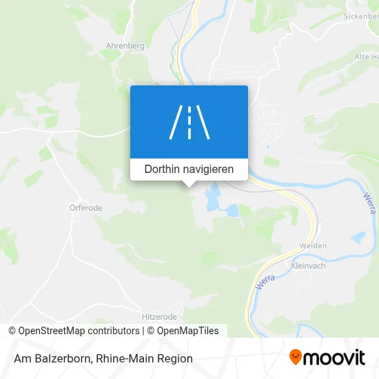 Am Balzerborn Karte