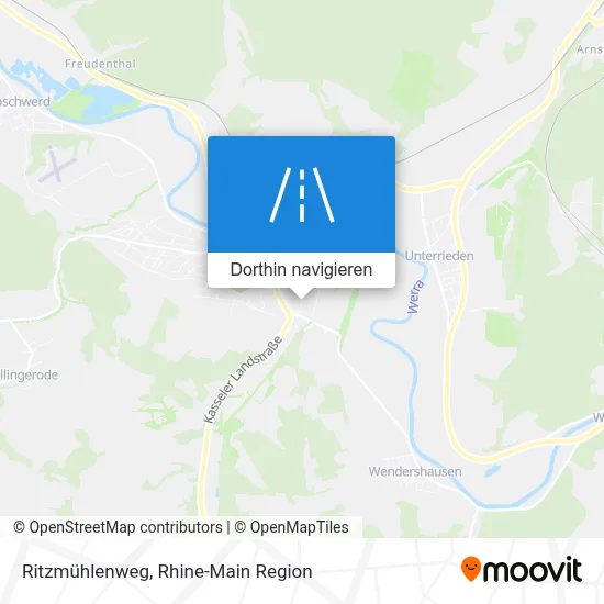 Ritzmühlenweg Karte