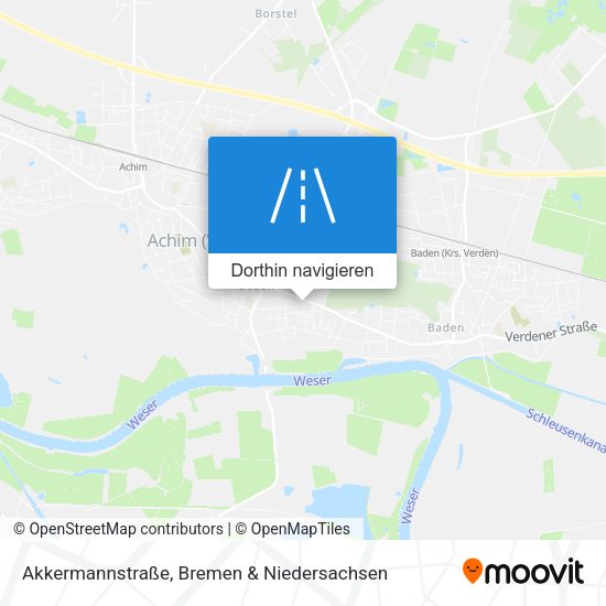 Akkermannstraße Karte