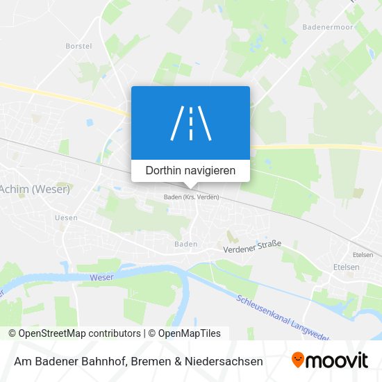 Am Badener Bahnhof Karte