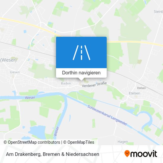 Am Drakenberg Karte