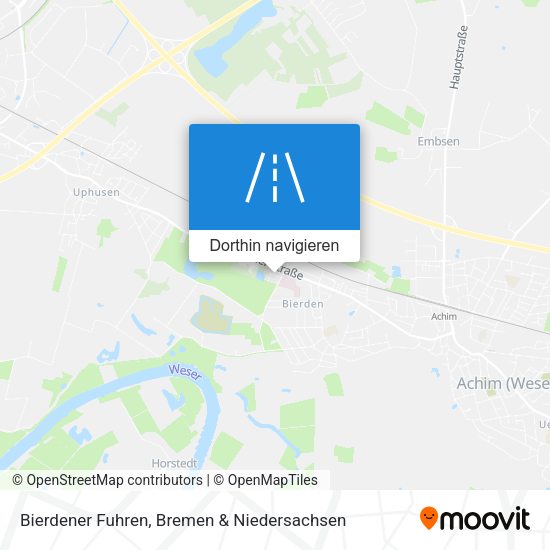 Bierdener Fuhren Karte