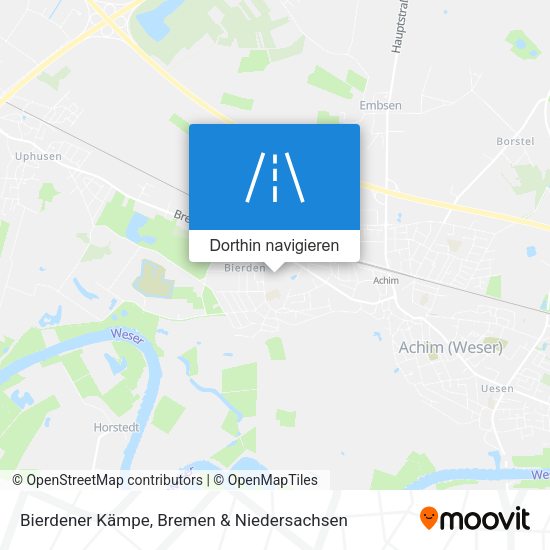 Bierdener Kämpe Karte