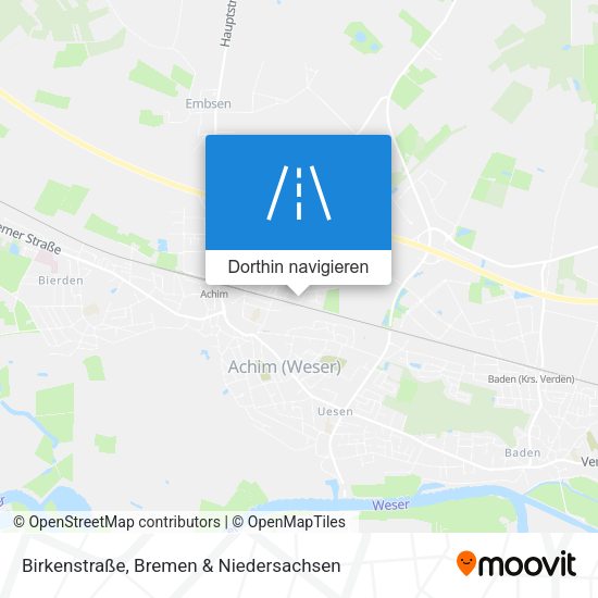 Birkenstraße Karte