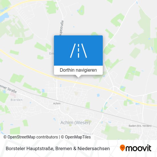 Borsteler Hauptstraße Karte